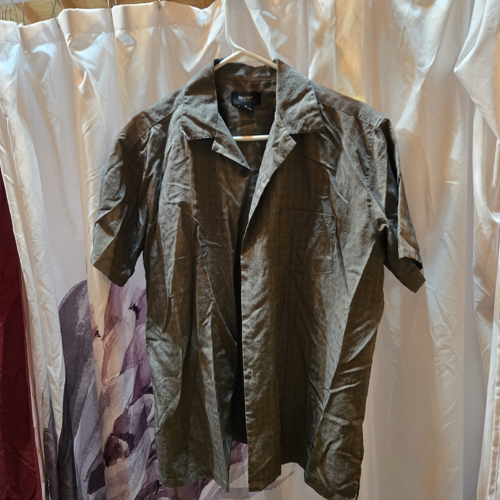 Men's Brown Short Sleeve Jacket
